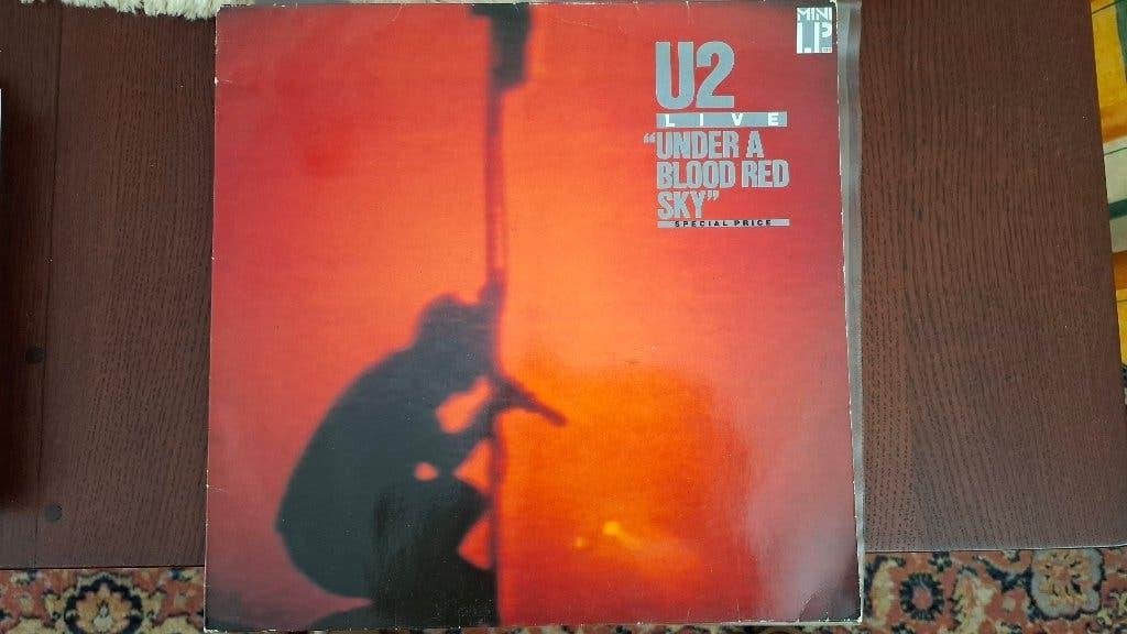 U2 Live under a blood red sky LP, Ophalen of Verzenden, Gebruikt, 12 inch, Poprock