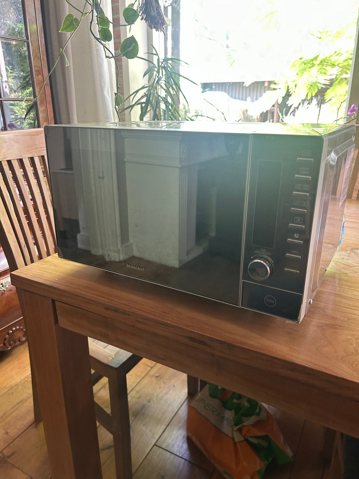 Nieuwe SilverCrest Combimagnetron SMW 900 EDS B4, Ophalen, Combimagnetron, Draaiplateau, Grill