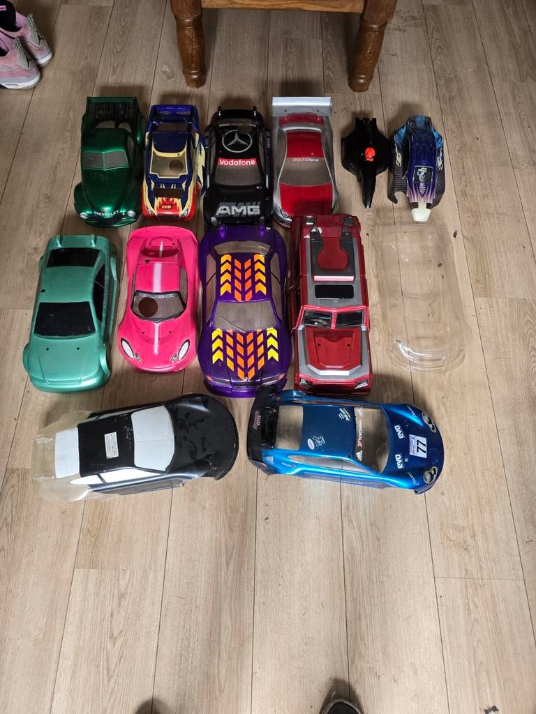 Rc body's, Gebruikt, Schaal 1:10, Onderdeel, Overige typen