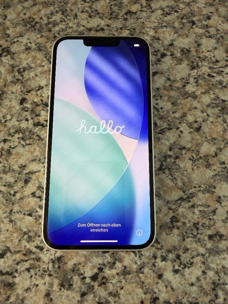 Zeer Mooie iphone 14 lees tekst, Ophalen, 128 GB, Wit, Zo goed als nieuw
