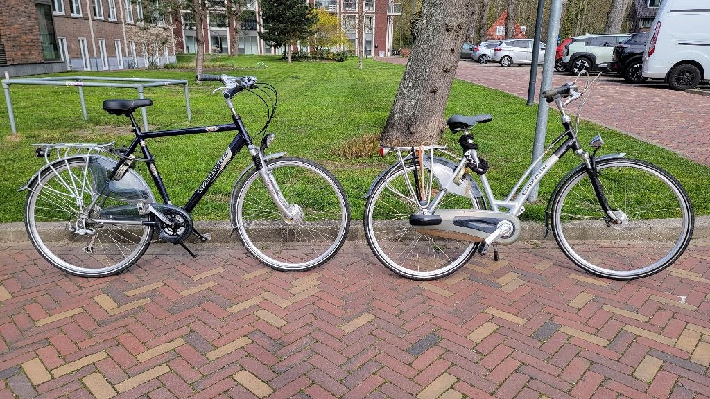Bicycles for two people!, Fietsen en Brommers, Fietsen | Cruisers en Lowriders, Gebruikt, Staal, Heren, Overige typen