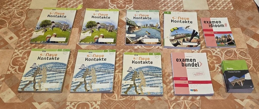 Complete set Duits 1,2,3,4,5 en 6 VWO, Gelezen, VWO, Duits, Ophalen of Verzenden