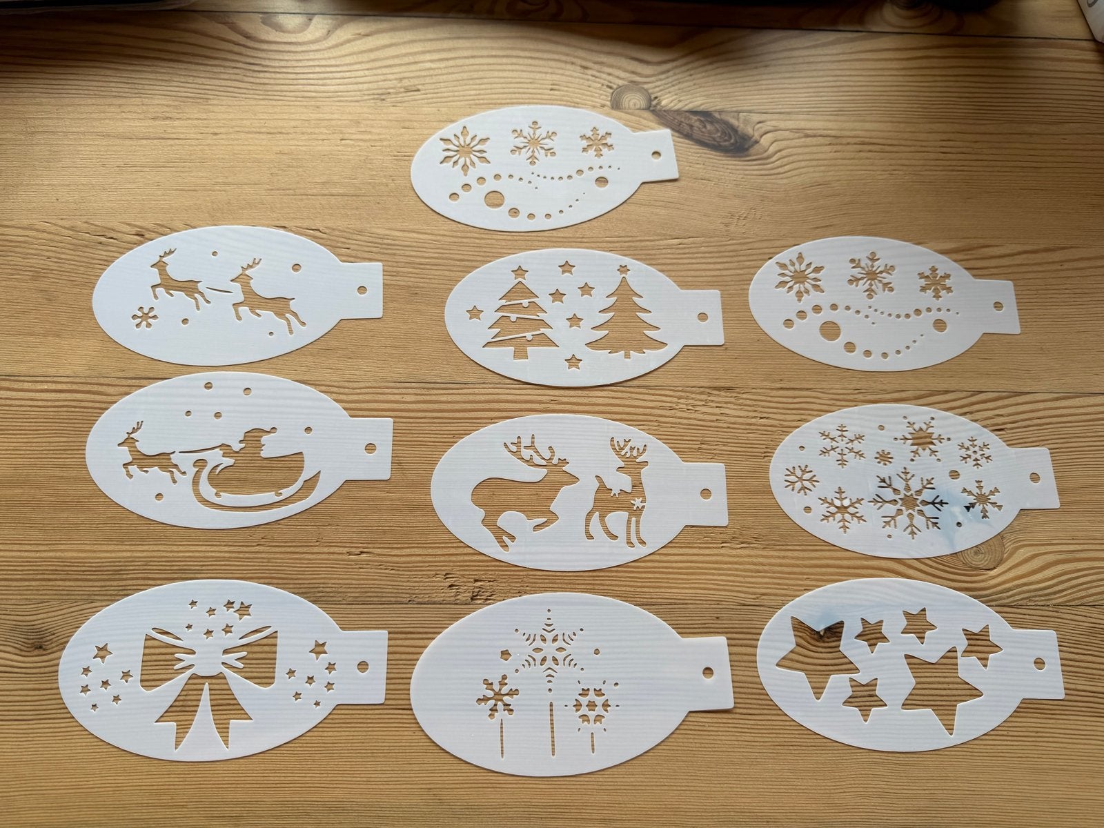 Schmink/ glittertattoo sjablonen kerst, Ophalen of Verzenden, Zo goed als nieuw