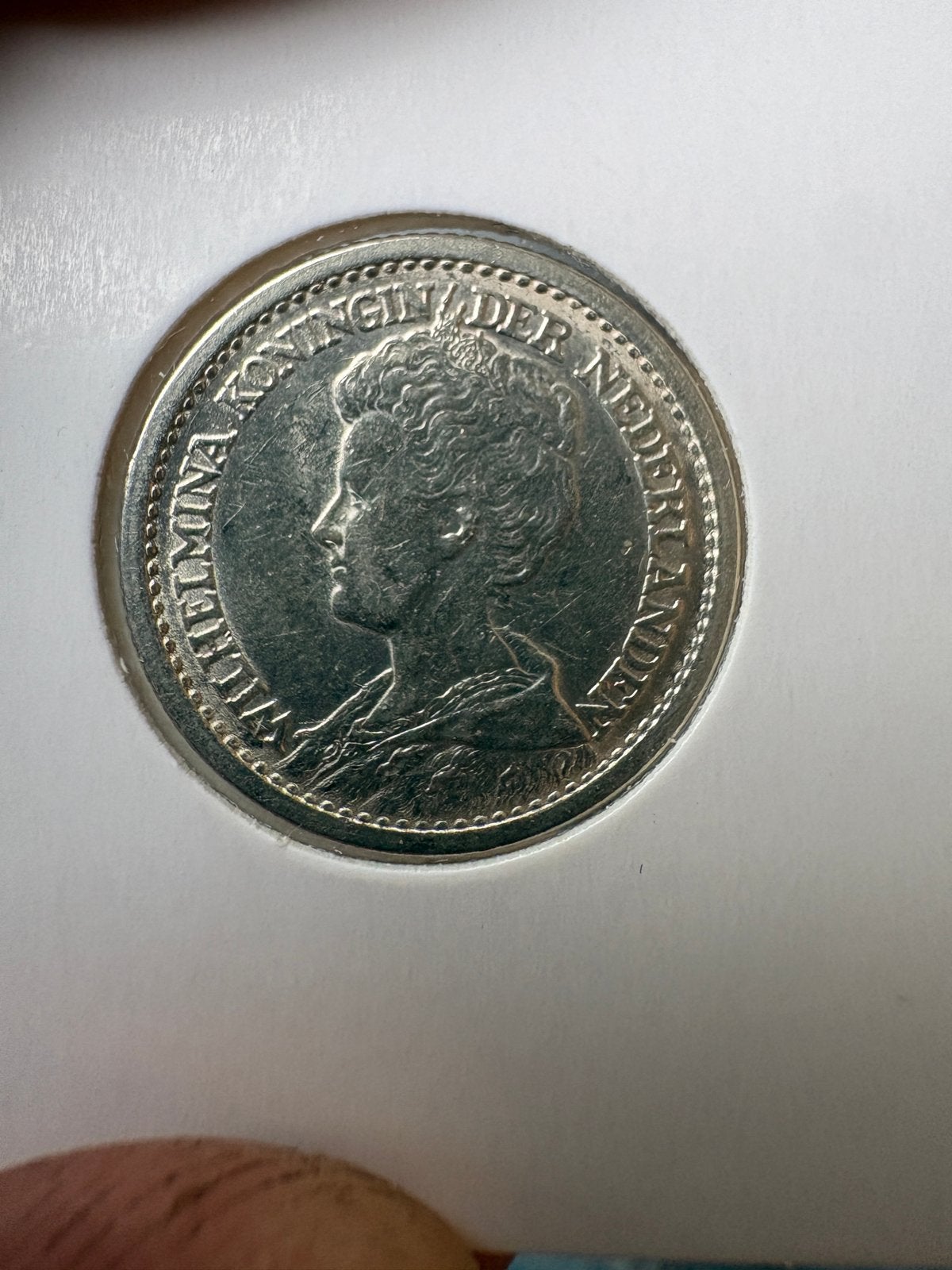 Prachtige halve gulden 1919 Koningin Wilhelmina, ½ gulden, Zilver, Ophalen of Verzenden, Koningin Wilhelmina