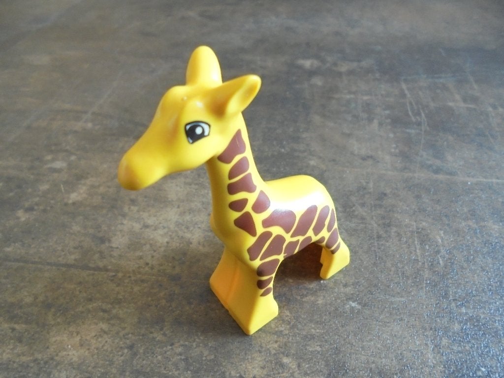 Lego Duplo Animal Giraffe Baby Eyes Squared (zie foto's), Ophalen of Verzenden, Gebruikt, Losse stenen, Duplo