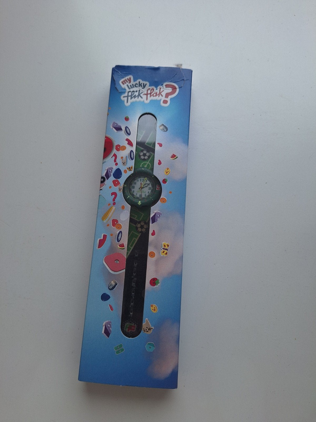 Swatch Flik Flak kinderhorloge, Ophalen of Verzenden, Zo goed als nieuw, Groen, Jongen