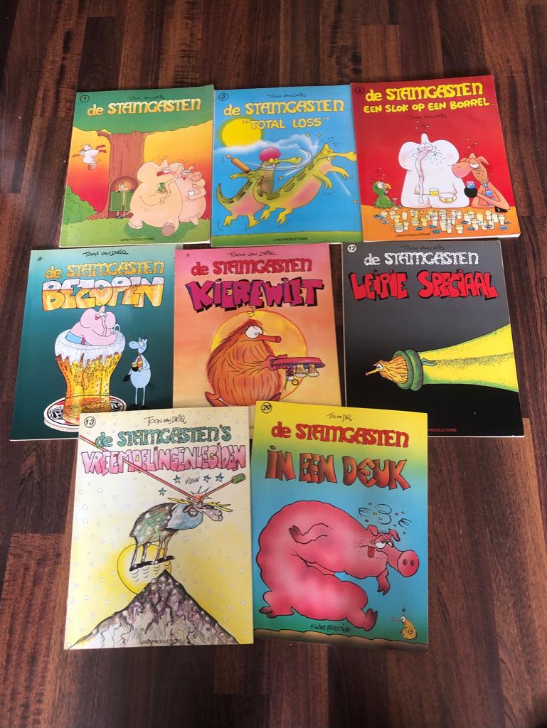 Toon van Driel de stamgasten, Boeken, Stripboeken, Meerdere stripboeken, Ophalen of Verzenden, Gelezen