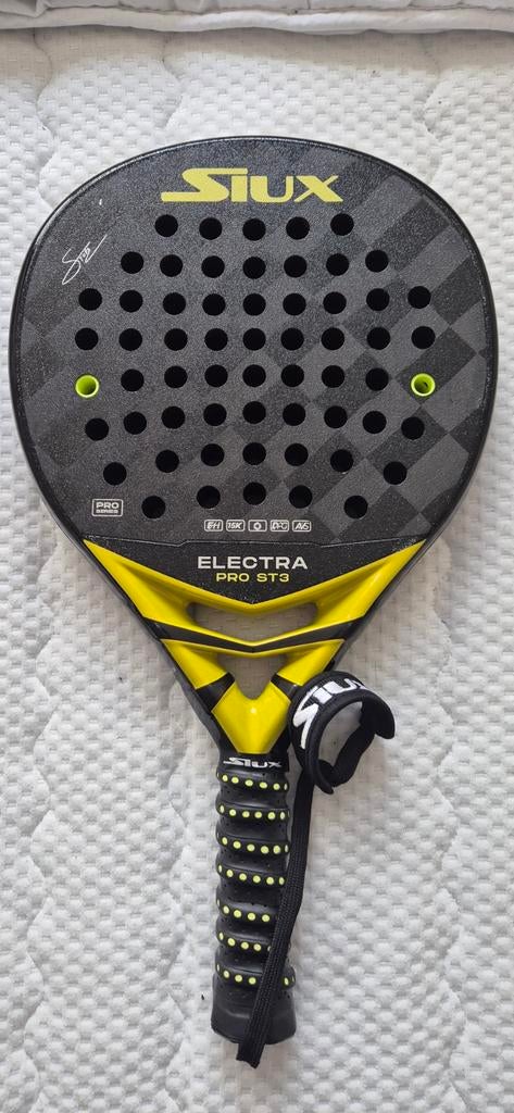 Siux Electra PRO ST3 Padel Racket - Topconditie, Sport en Fitness, Padel, Ophalen of Verzenden, Zo goed als nieuw, Padelracket