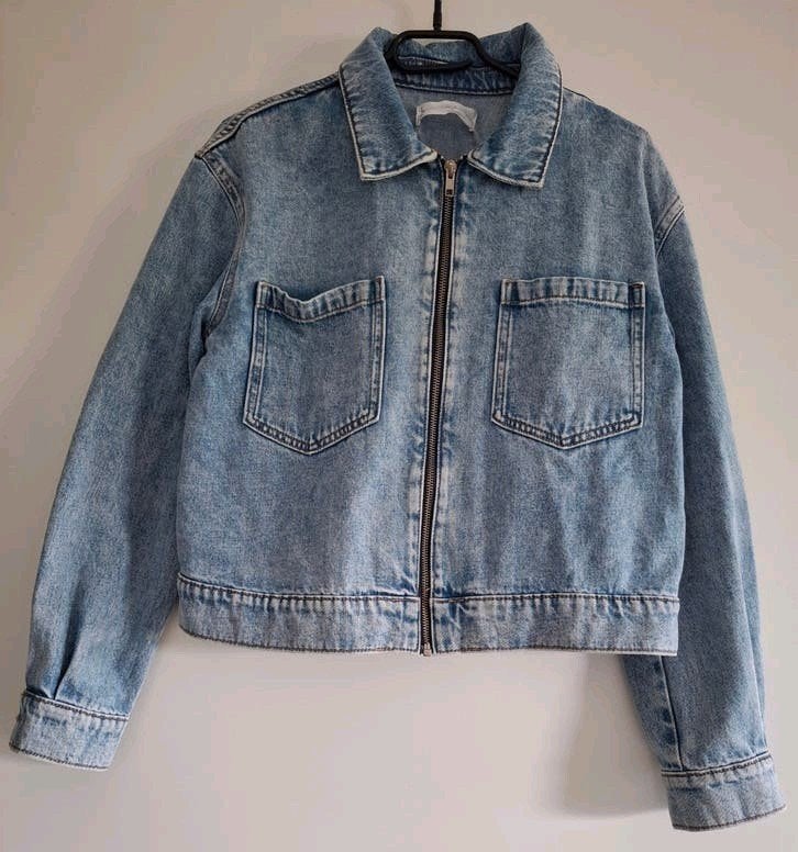 Mango spijkerjas spijkerjas denim jas blauw maat S, Maat 38/40 (M), Mango, Blauw, Ophalen of Verzenden