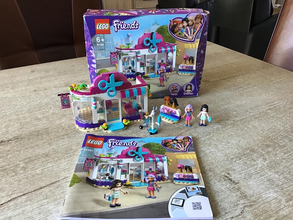 Lego friends Kapsalon 41391 + DOOS, Ophalen of Verzenden, Zo goed als nieuw