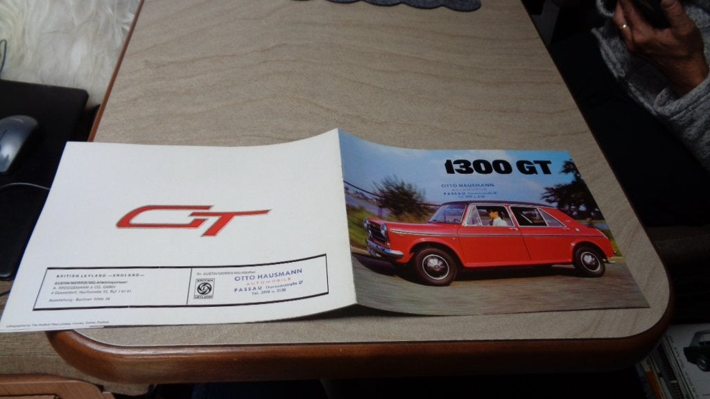 Folder  AUSTIN 1300 GT, Verzenden, Nieuw, Overige merken