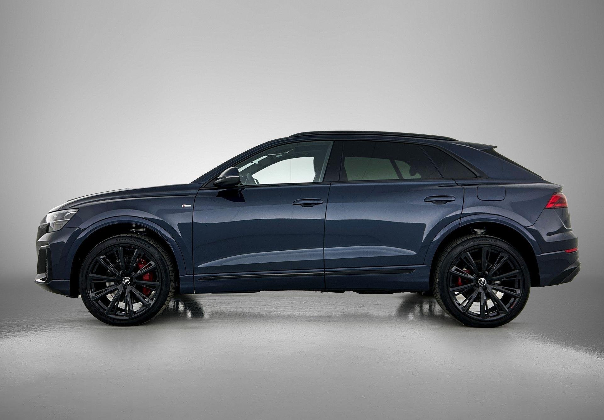 Audi Q8 55 TFSI e quattro Pro Line S | Glazen panoramadak |, 12 maanden, 26 kWh, Vierwielaandrijving, Hybride Elektrisch/Benzine