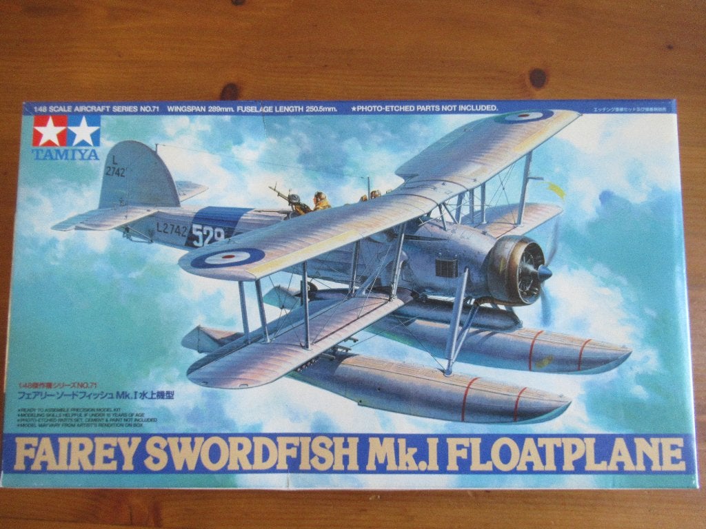 Fairey Swordfish Mk.I Floatplane (Tamiya 1/48) + extra's, Hobby en Vrije tijd, Overige merken, Nieuw, Ophalen of Verzenden, Groter dan 1:72