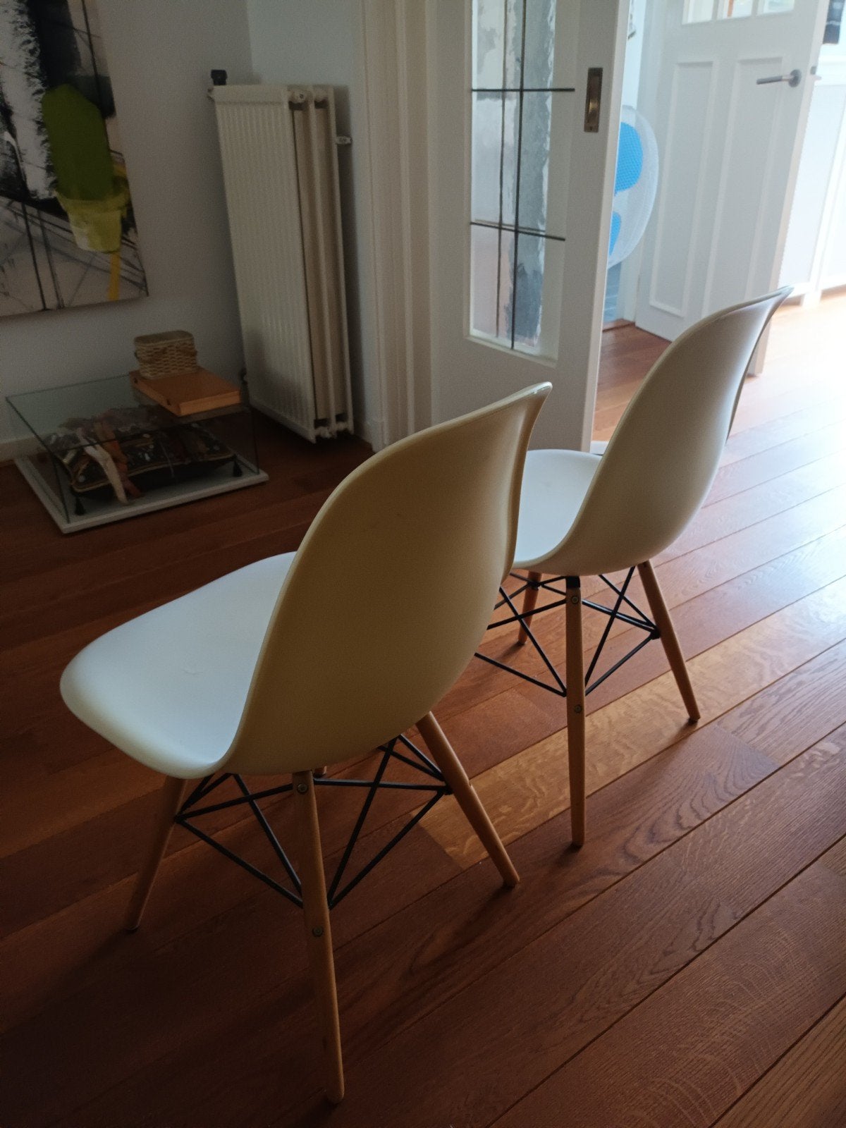 2 stoelen, Ophalen, Gebruikt, Twee, Hout