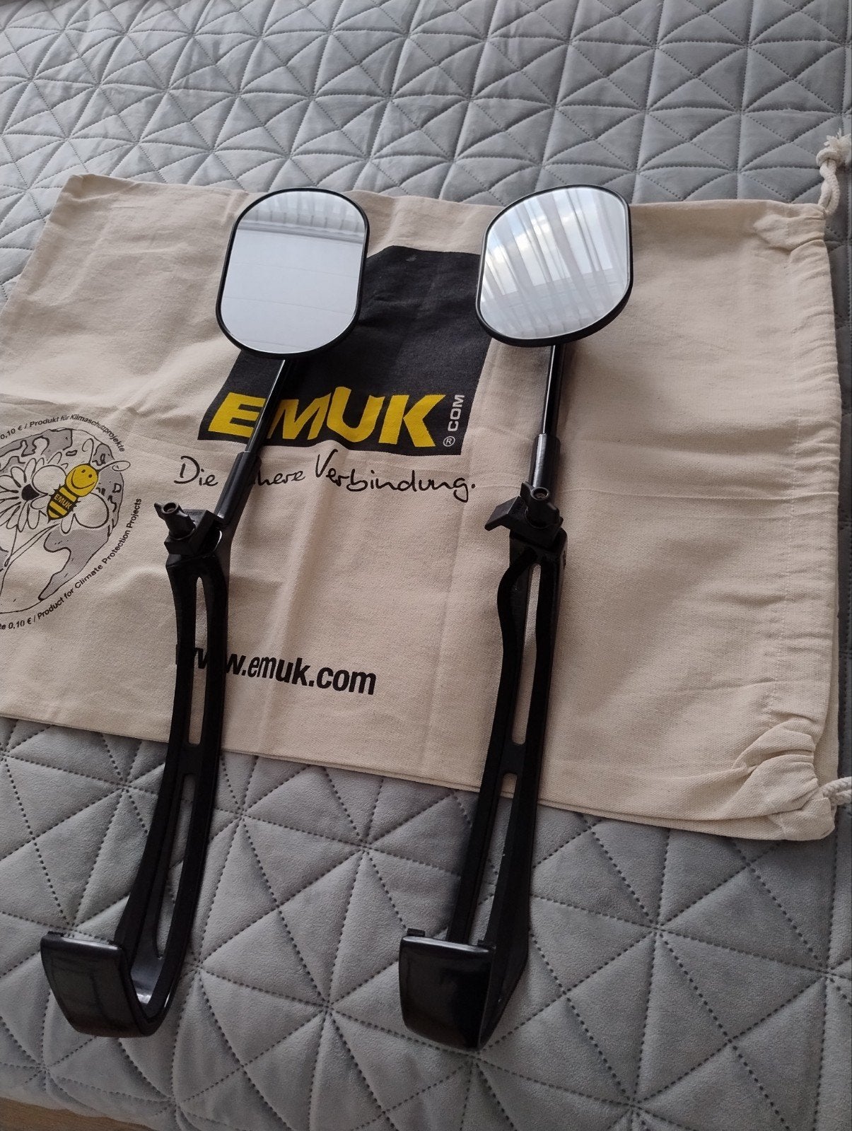 te koop Emuk caravan spiegels voor Mazda CX5, Caravans en Kamperen, Ophalen of Verzenden, Zo goed als nieuw