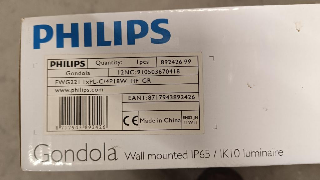 Lamp Philips Gondola, Ophalen, Minder dan 30 watt, Nieuw, Overige fittingen