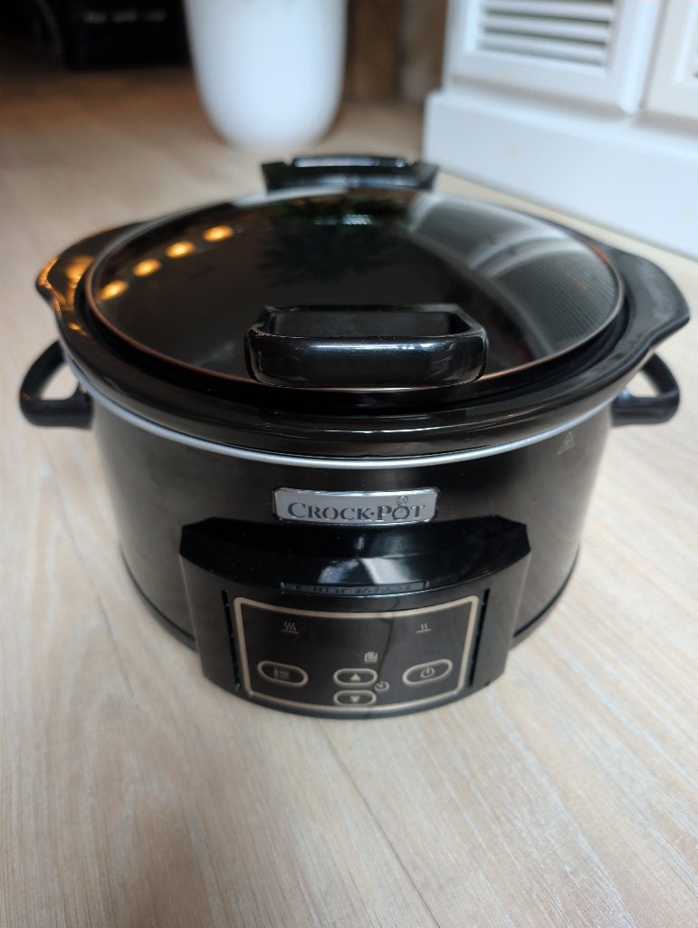 Crock-Pot Lift & Serve 4,7L digitale slowcooker CSC052, Ophalen, Timer, Gebruikt