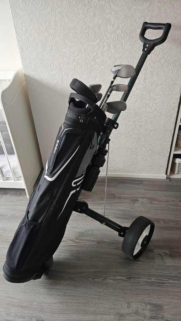 Inesis Golfset voor beginners (rechtshandig), Ophalen, Gebruikt, Set, Overige merken