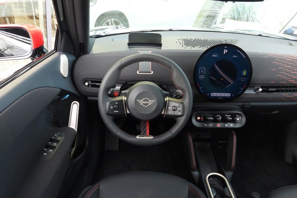MINI Aceman E / John Cooper Works / Pakket M / 19" JCW Striv, Zwart, Leder en Stof, 1725 kg, Aceman