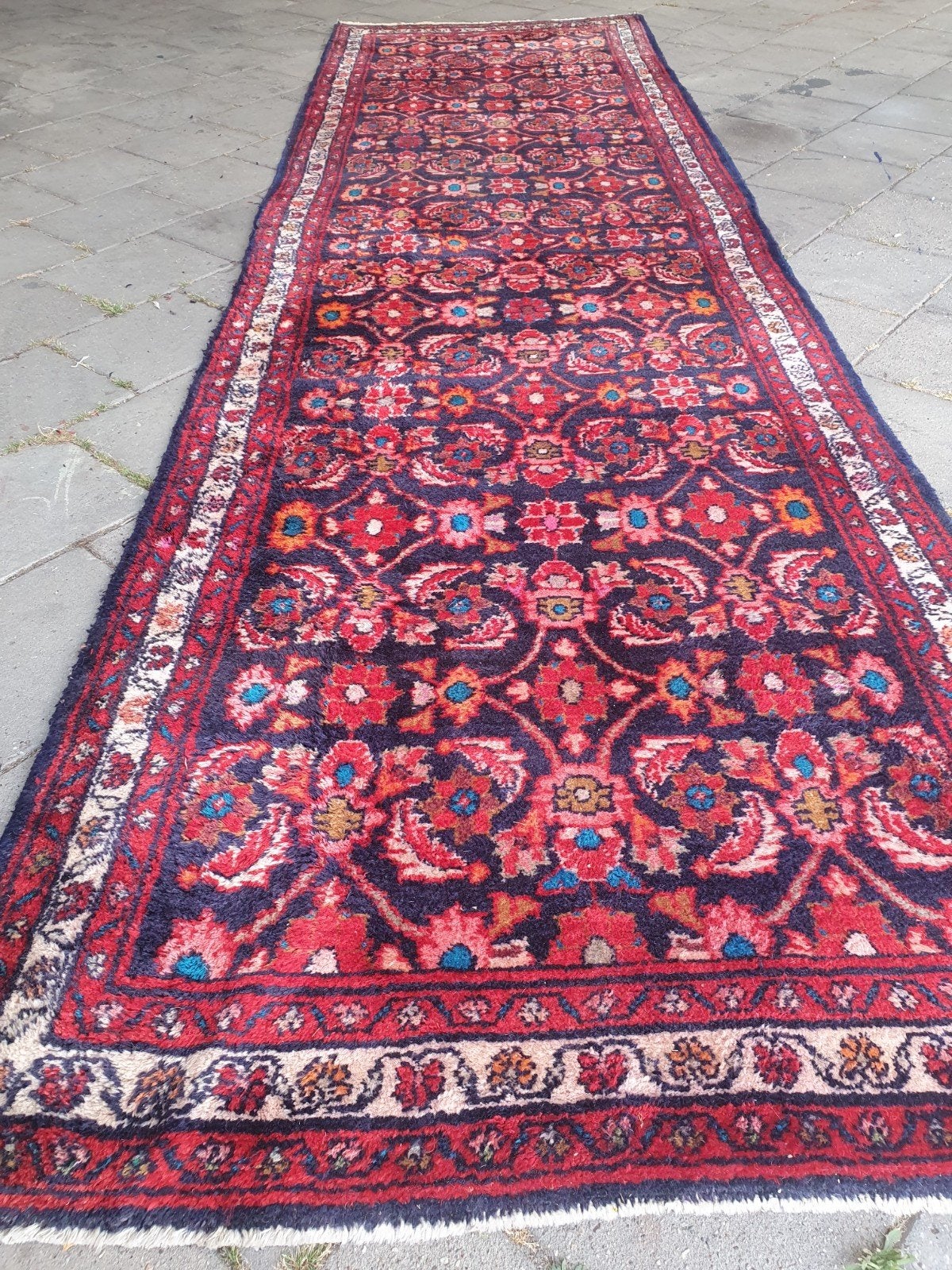 Perzische loper 395x114 cm Liliam, Gebruikt, 200 cm of meer, Liliam, Rechthoekig