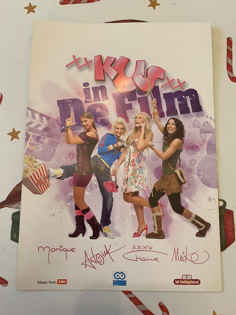 Kus handtekeningen, Ophalen of Verzenden, Zo goed als nieuw