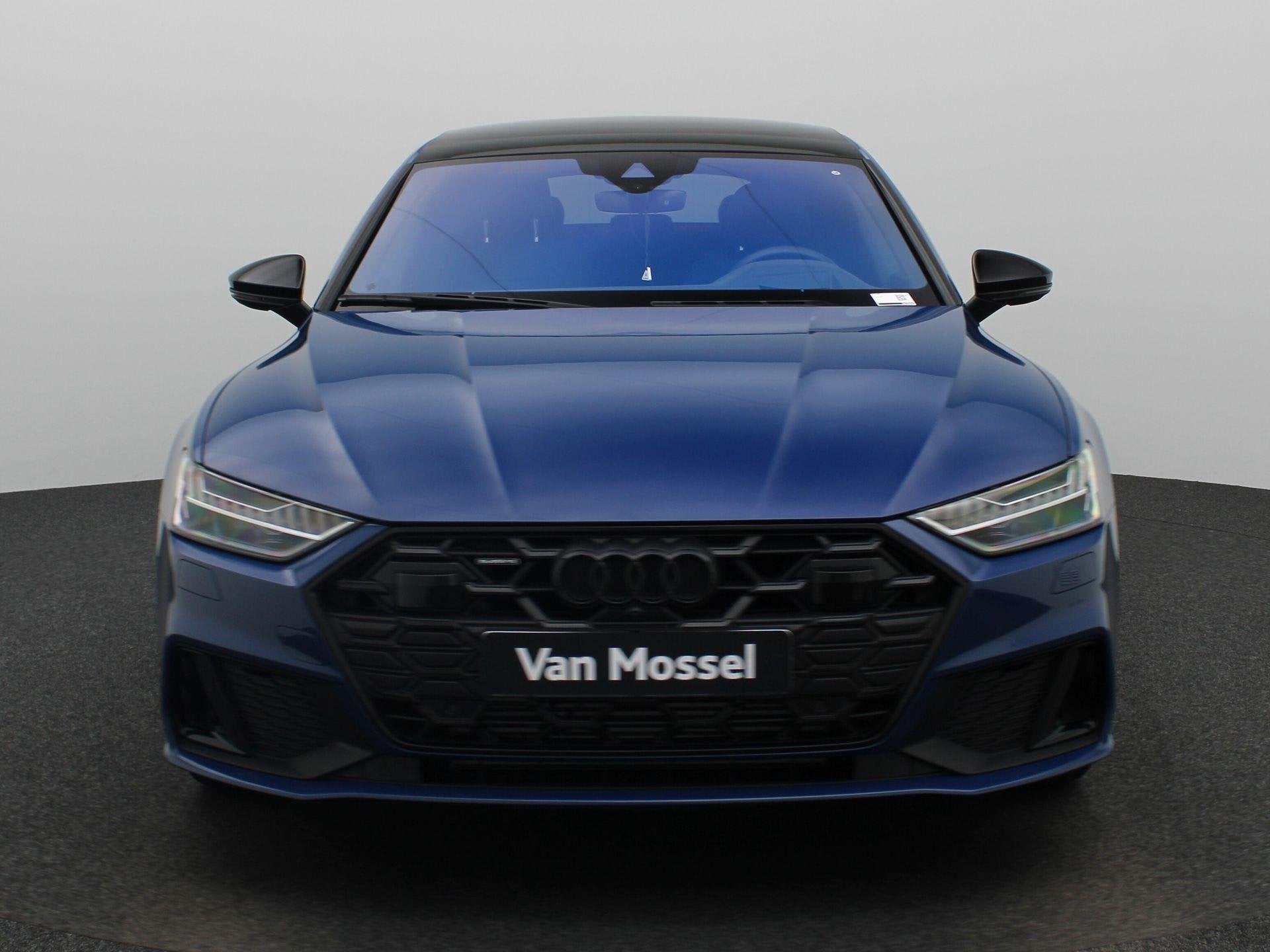 Audi A7 Sportback 45 TFSI quattro 265 PK | S-line | Automaat, Auto's, 12 maanden, Gebruikt, 4 cilinders, Blauw