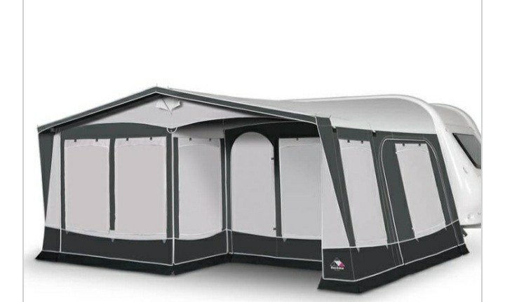 voorwand en zijwanden Dorema 350de luxe maat 13, Caravans en Kamperen, Caravan accessoires, Ophalen of Verzenden, Gebruikt
