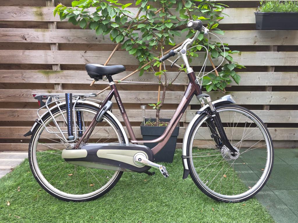Gazelle Damesfiets - Framehoogte 57 - Alles werkt, Fietsen en Brommers, Fietsen | Dames | Damesfietsen, 56 cm of meer, Ophalen
