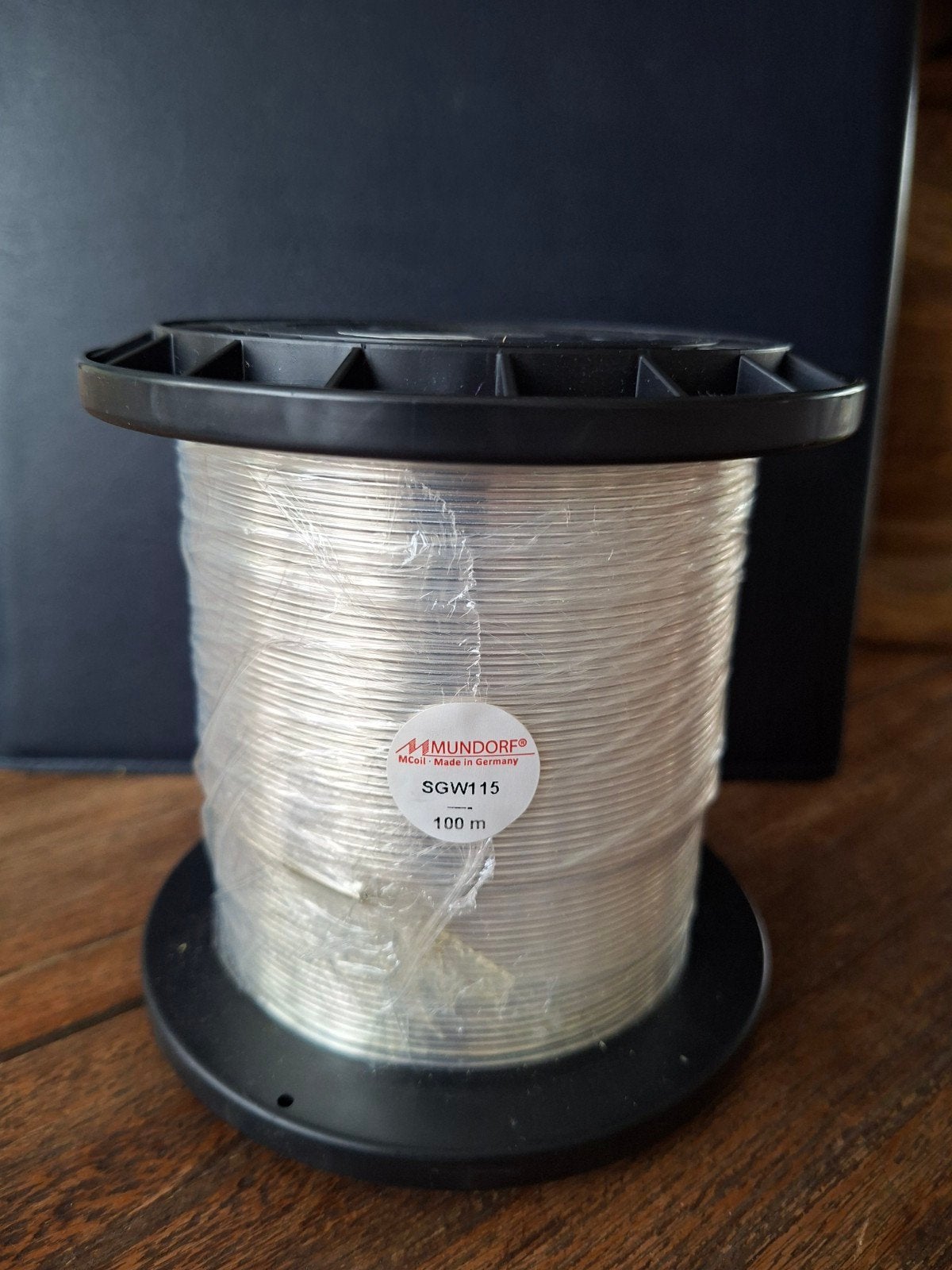Mundorf MConnect SGW115 Zilver/Goud Montagedraad 1,5mm (Per, Audio, Tv en Foto, Ophalen of Verzenden, Nieuw, Minder dan 2 meter