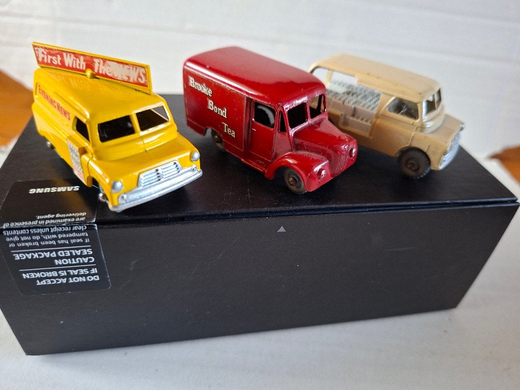 Matchbox Lesney # 29 Bedford , # 42 e news en #47, Verzenden, Gebruikt, Auto