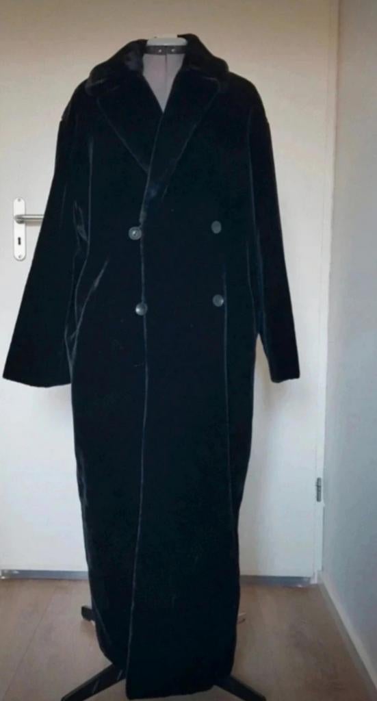 Prachtige elegante extra lange winterjas by Claudia Sträter., Ophalen of Verzenden, Zo goed als nieuw, Maat 42/44 (L), Zwart