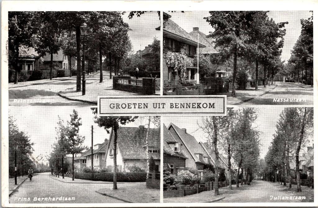 Groeten uit Bennekom (1956), Verzenden, 1940 tot 1960, Gelopen, Gelderland