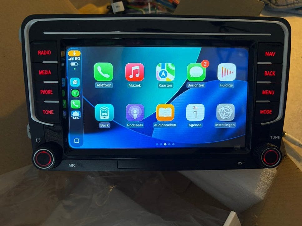 RNS510 look met apple carplay android auto voor Volkswagen, Ophalen of Verzenden, Nieuw