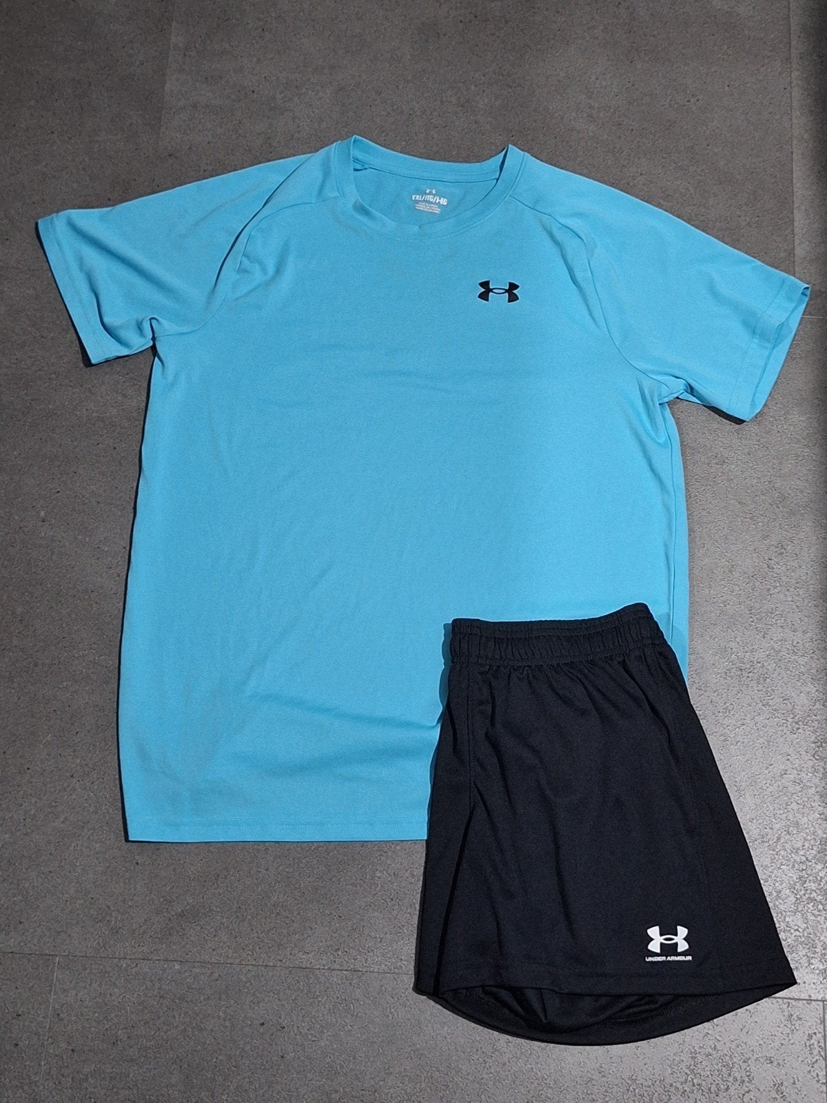 under armour zomerset lichtblauw 164, Kinderen en Baby's, Nieuw, Ophalen of Verzenden, Setje, Under Armour