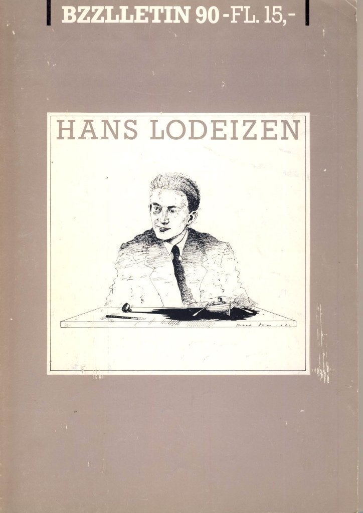 Bzzlletin 90 - Hans Lodeizen, Gelezen, Bzzlletin, Ophalen of Verzenden, Nederland