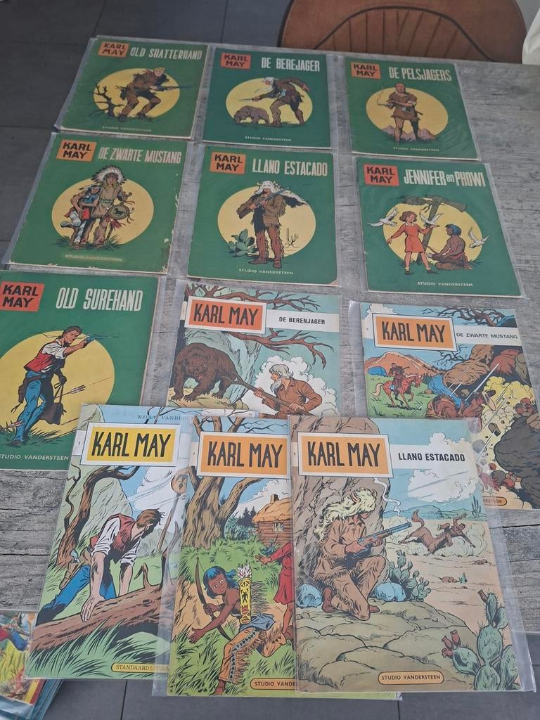 Karl May stripboeken, Meerdere stripboeken, Ophalen, Gelezen, Willy Vandersteen
