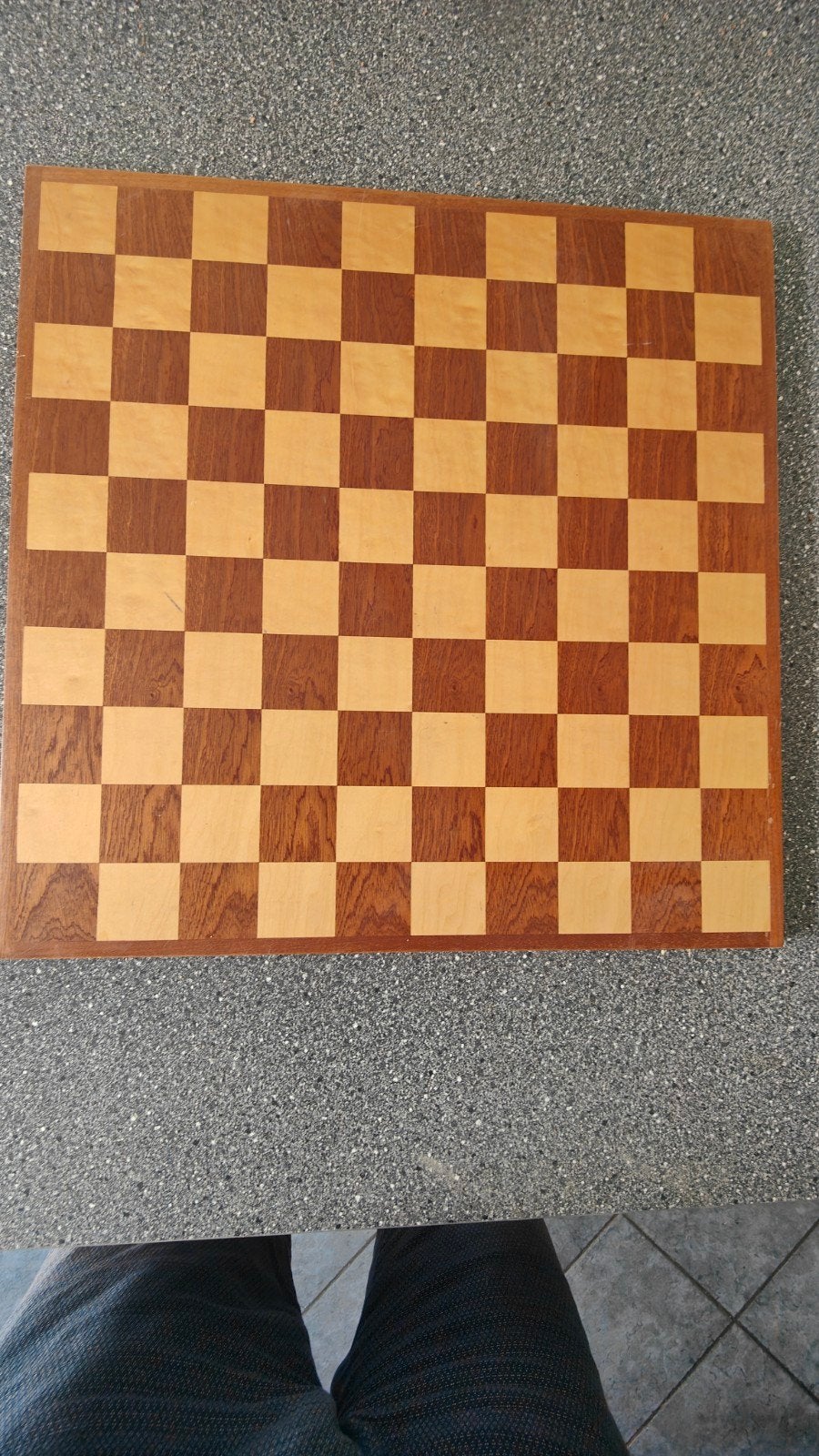 Houten Schaakbord - Klassiek Design, Een of twee spelers, Ophalen, Gebruikt
