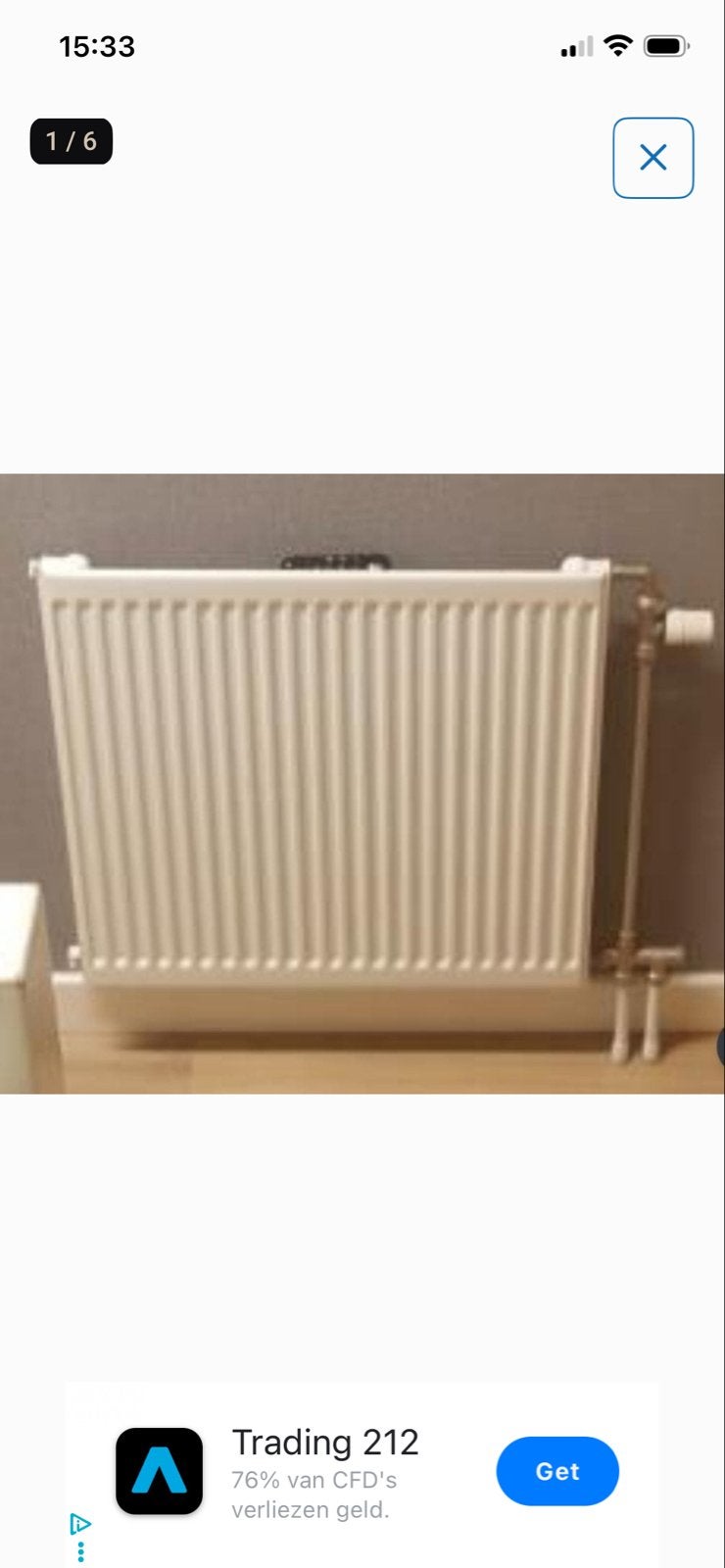 4 Radiatoren - Goede staat, inclusief aansluitset, Ophalen, 30 tot 80 cm, Gebruikt, Radiator