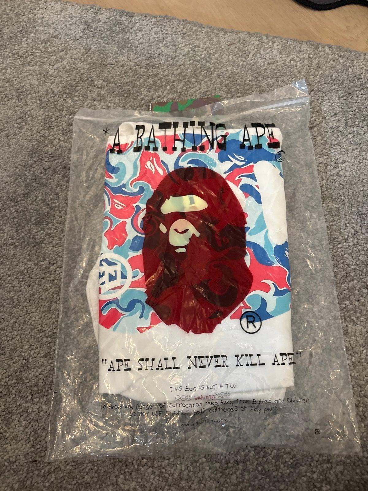 A Bathing Ape BAPE ABC Camo Shark Tee L, Verzenden, Nieuw, Maat 52/54 (L), Meerkleurig