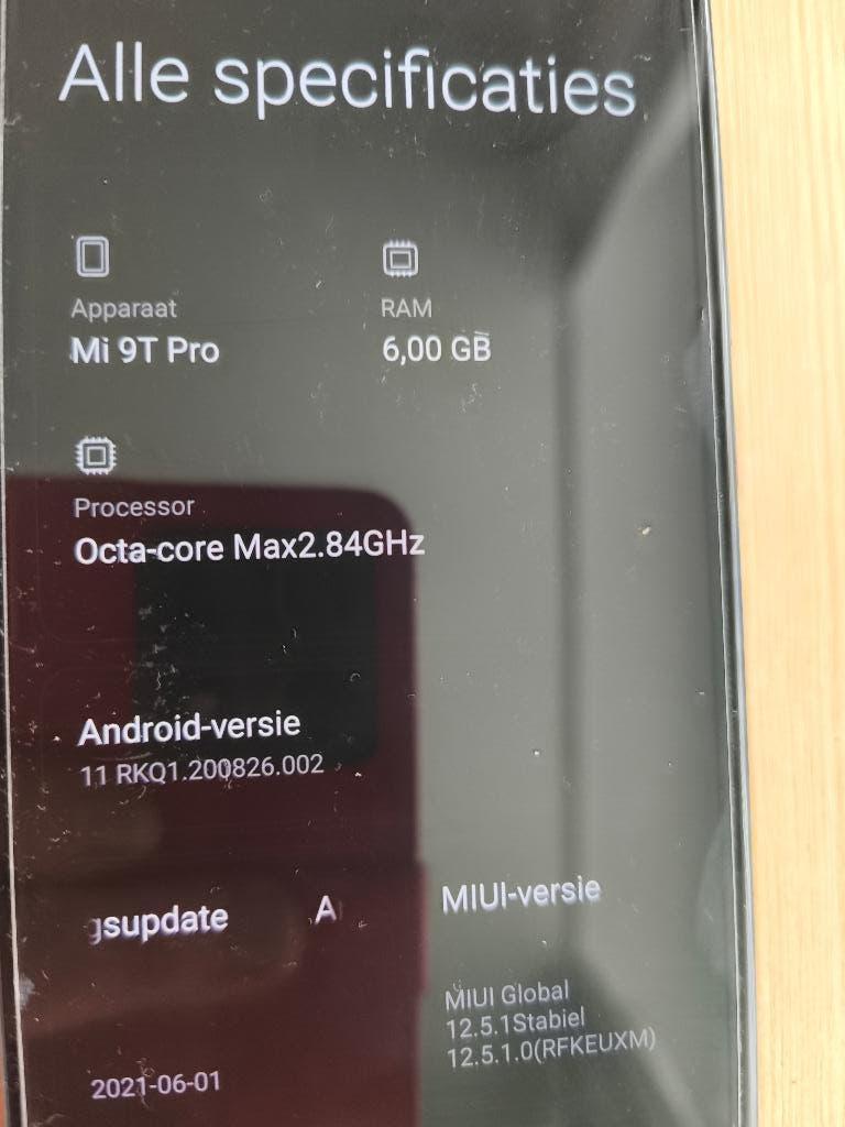Xiaomi 9t pro inclusief hoesje, Ophalen, Gebruikt, Overige typen, Overige merken