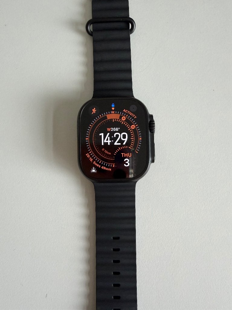 Apple ultra watch 3, Ophalen, Apple Watch ⌚️, Zwart, IOS
