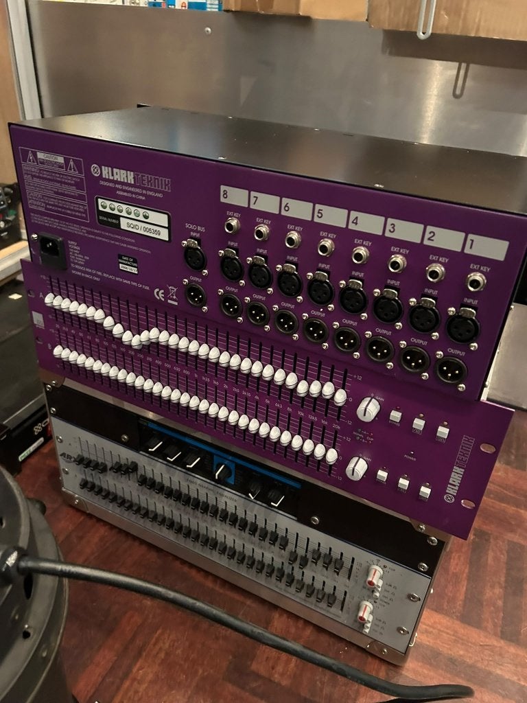 Klark Teknik en ART EQ's - Professionele Equalizers, Ophalen, Gebruikt, Equalizer