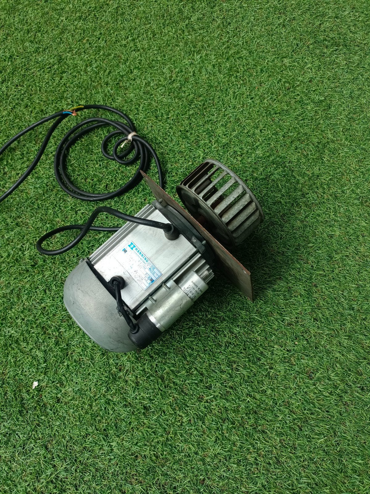 Hanning elektromotor 0,265 kW 230V – 2790 t/min, Doe-het-zelf en Verbouw, Motoren, Ophalen of Verzenden, Gebruikt, Elektromotor
