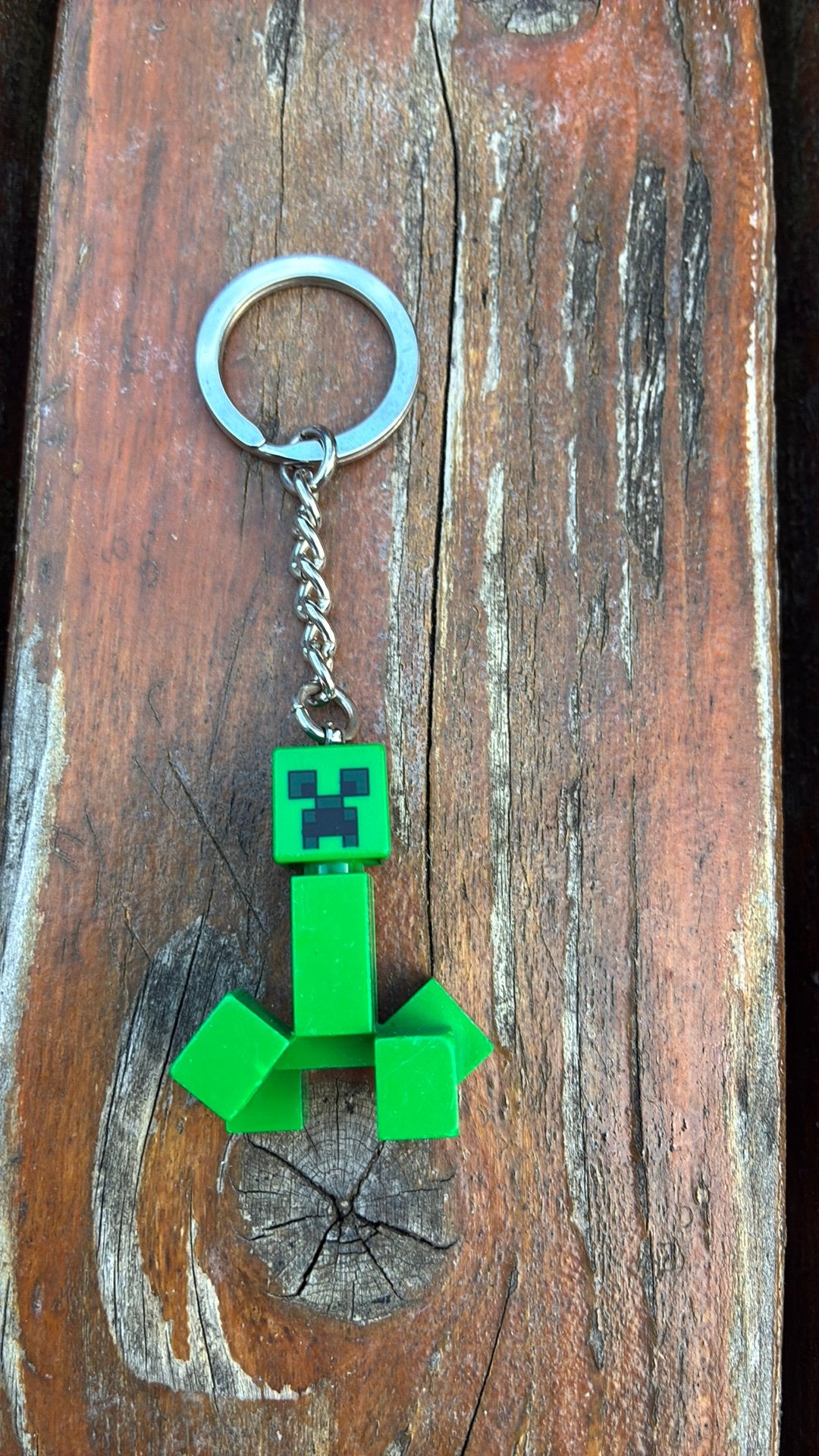 LEGO Minecraft Creeper sleutelhanger, Ophalen of Verzenden, Gebruikt