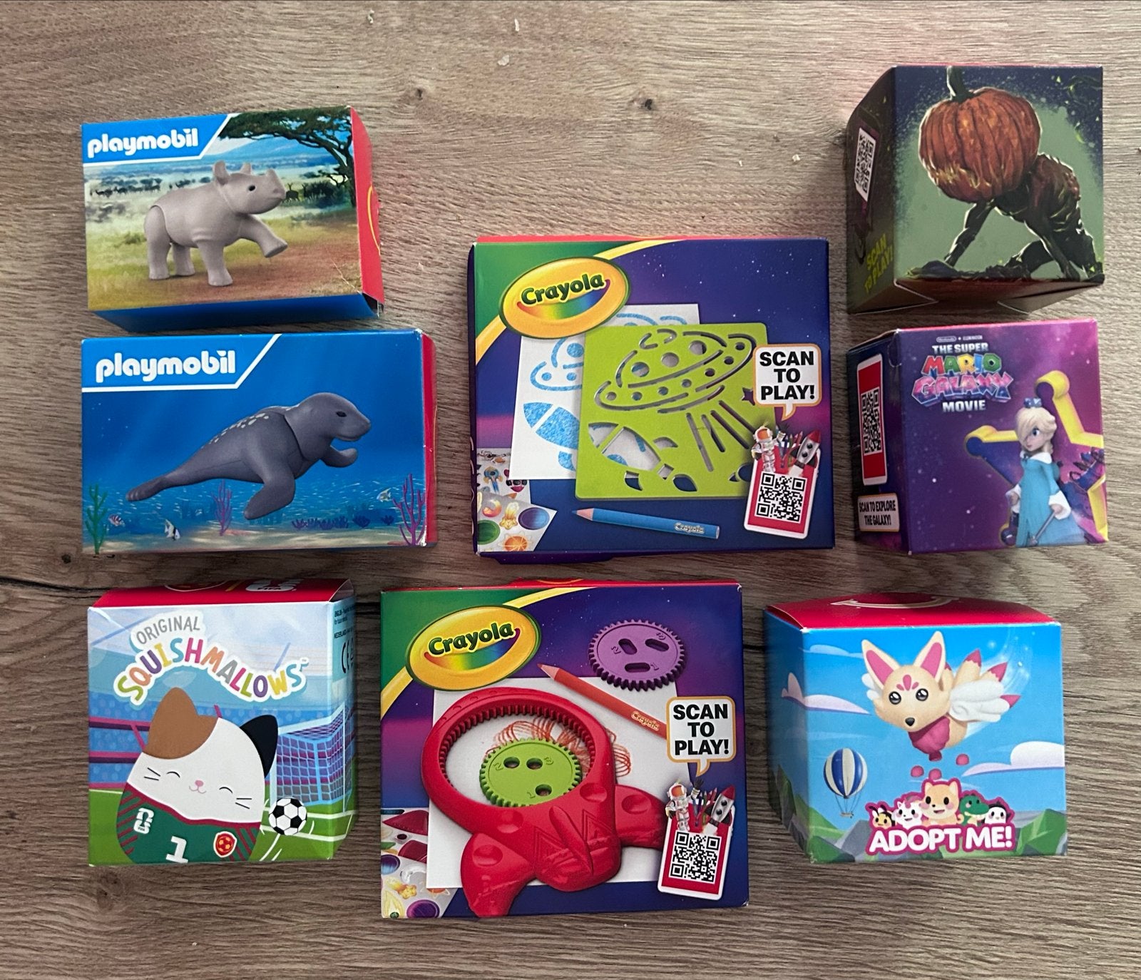 Diverse Happy Meal Speeltjes: Mario, Adopt Me!, Playmobil, C, Ophalen of Verzenden, Nieuw, Jongen of Meisje