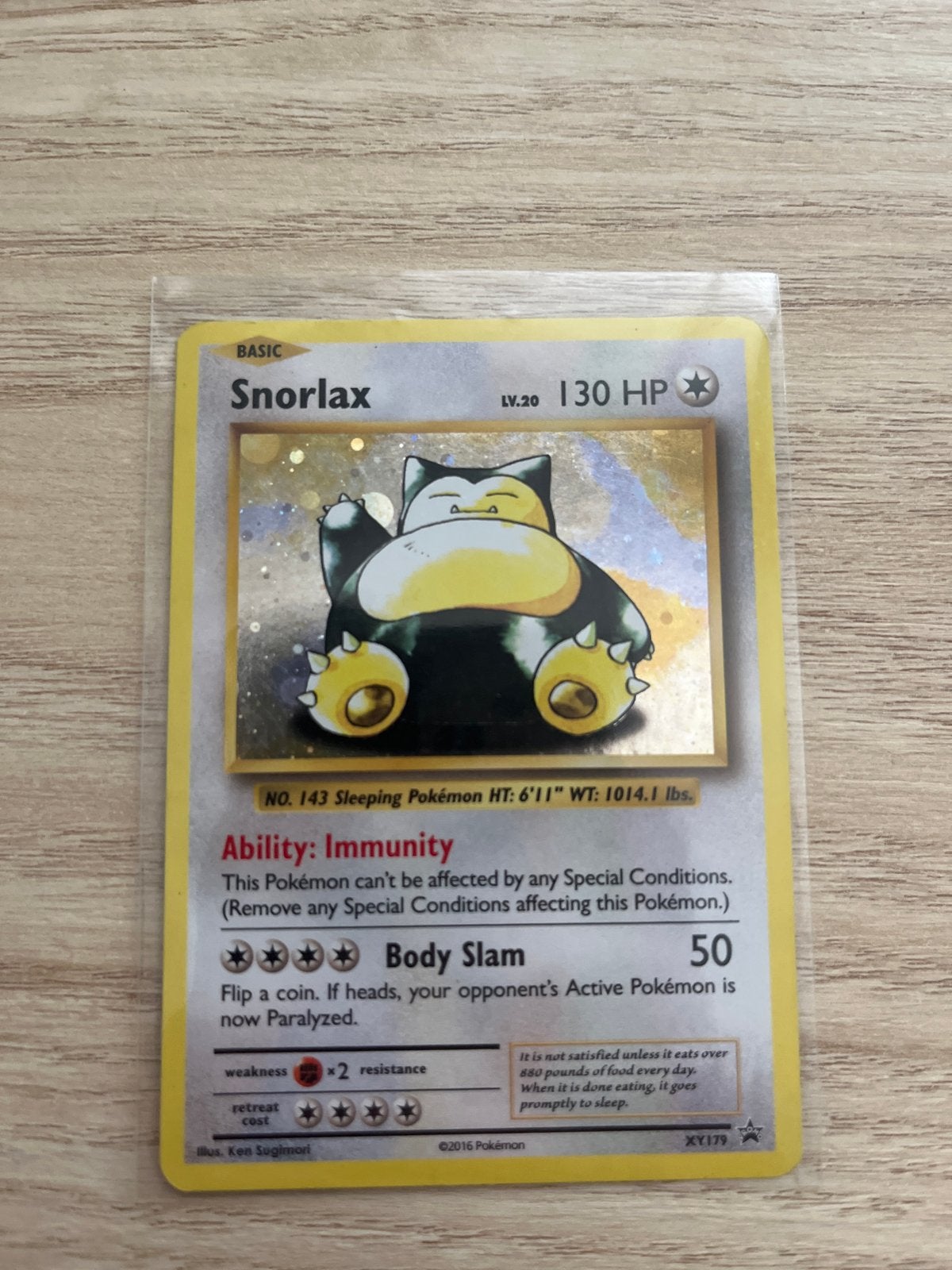 Pokémon Kaart Snorlax XY179 Promo - Zo goed als nieuw, Hobby en Vrije tijd, Verzamelkaartspellen | Pokémon, Ophalen of Verzenden