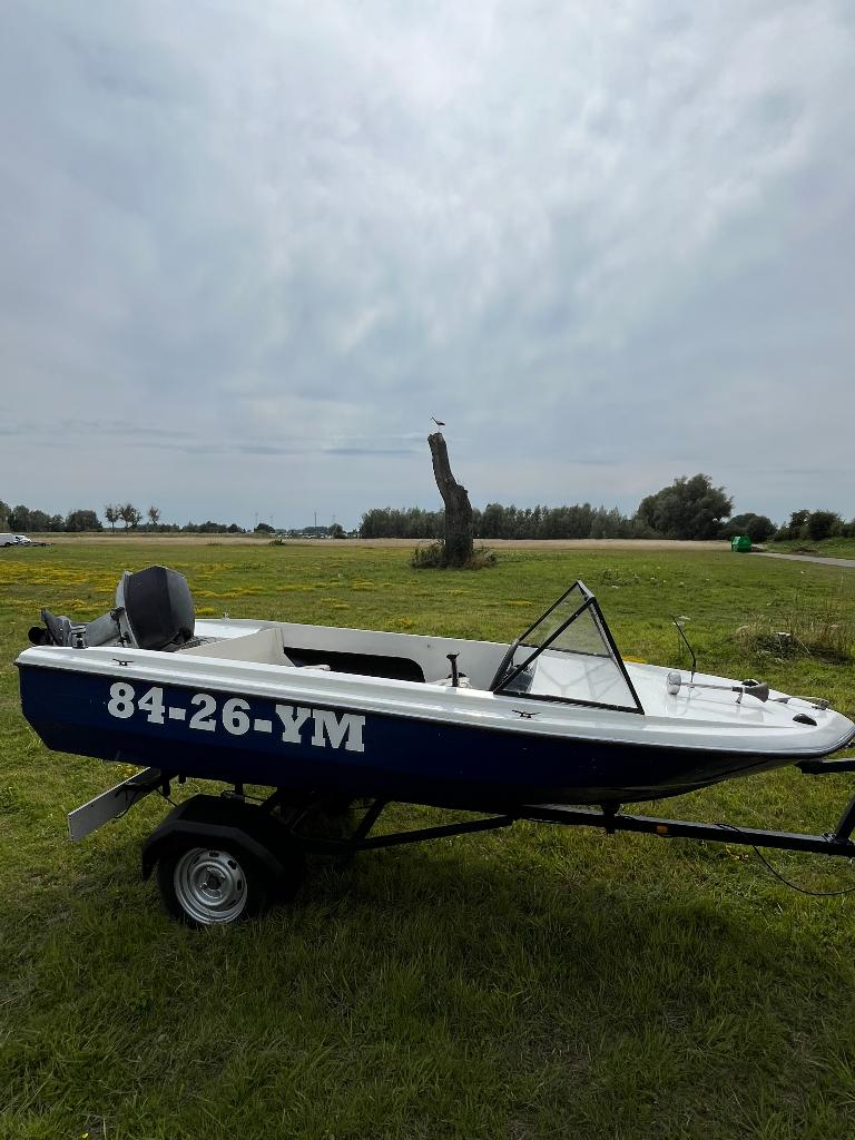 Beekman tour/speedboot 30 pk Yamaha incl. trailer, Watersport en Boten, Speedboten, Ophalen, Gebruikt, 4 m, Beekman