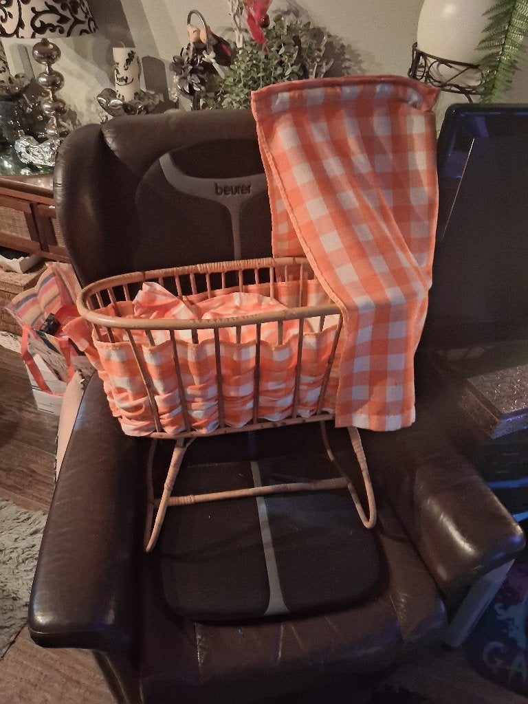 Antieke vintage poppenwieg (zie omschrijving), Ophalen of Verzenden, Gebruikt, Pop