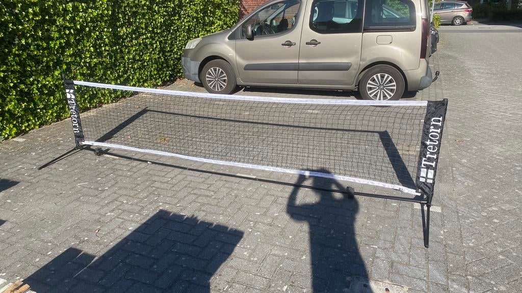 Tennisnet 360 bij 80.  Zeer degelijk net straattennis treton, Ophalen of Verzenden, Zo goed als nieuw