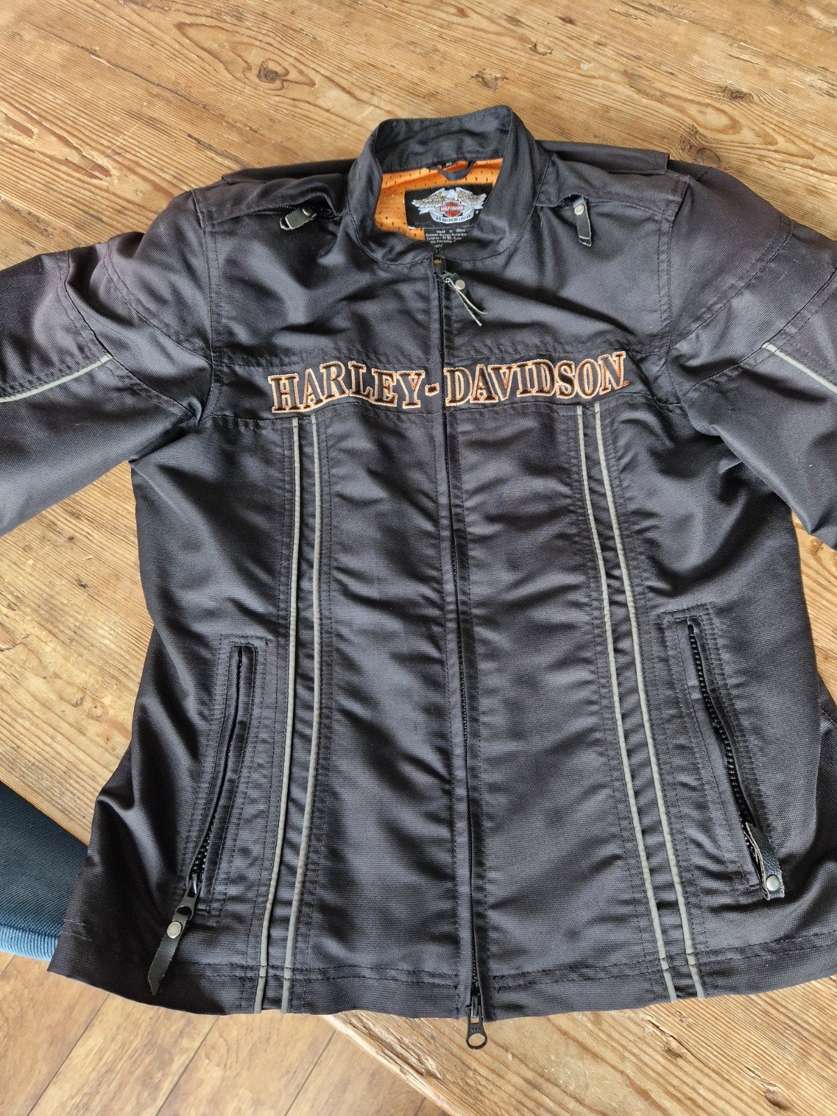Harley Davidson doorwaai jas maat M, Motoren, Kleding | Motorkleding, Jas | textiel, Harley Davidson, Ophalen of Verzenden, Dames